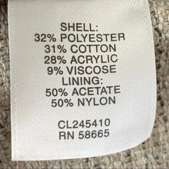 Classiques Entier Fringe Tweed Open Front Blazer - Picture 12 of 13